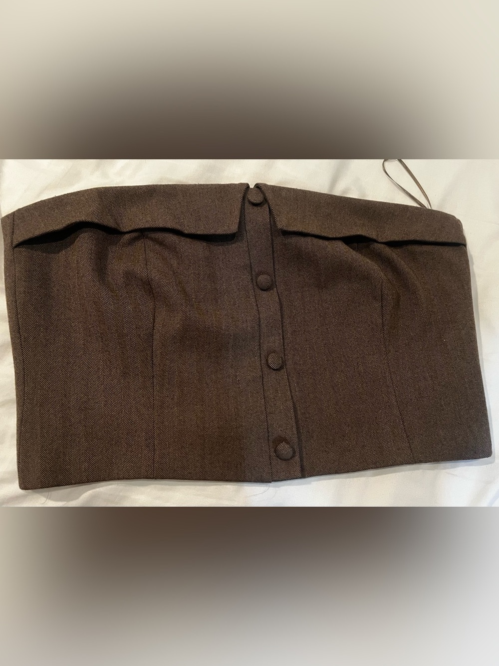 Zara side zipper sleeveless lightweight vest.  Great for layering.